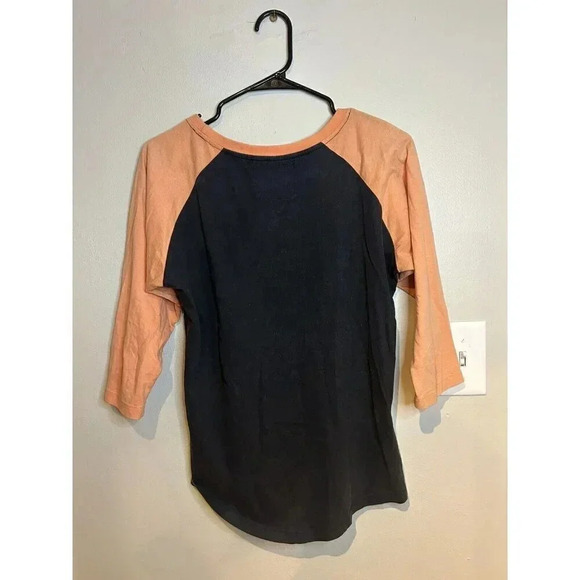 SAN FRANCISCO GIANTS Womens Shirt Large 3/4 SLEEVE Black MLB Baseball - Picture 2 of 5